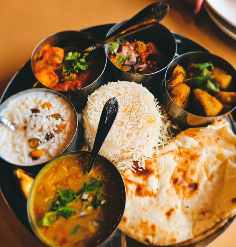 Spice Room thali platter